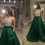 Load image into Gallery viewer, Green-Evening-Dresses
