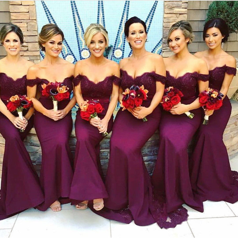 Grape-Dress-Bridesmaid