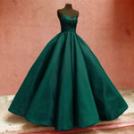 Load image into Gallery viewer, Dark-Green-Quinceanera-Dress
