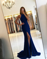 Load image into Gallery viewer, navy-blue-prom-gowns
