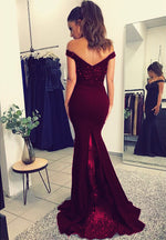Load image into Gallery viewer, Wine-Red-Bridesmaid-Dresses

