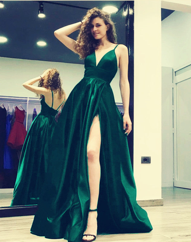 Dark-Green-Bridesmaid-Dress