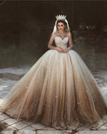 Load image into Gallery viewer, Luxurious-Wedding-Ball-Gown-Sweetheart-Dresses-For-Bride
