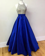 Load image into Gallery viewer, Royal-Blue-Evening-Dress

