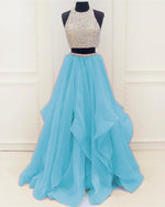 Afbeelding in Gallery-weergave laden, two-piece-prom-dress
