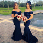 Cargar imagen en el visor de la galería, navy-blue-bridesmaid-dresses
