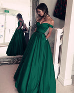 Load image into Gallery viewer, Emerald-Green-Prom-Dress

