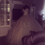 Cargar imagen en el visor de la galería, Ball Gowns Wedding Dresses Bling Bling Style

