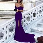 Load image into Gallery viewer, Purple-Evening-Gowns

