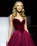 Load image into Gallery viewer, Velvet-Dress-prom
