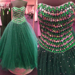 Cargar imagen en el visor de la galería, sparkly crystal beaded sweetheart ball gowns quinceanera dresses 2017
