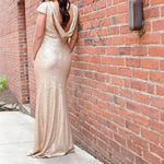 Load image into Gallery viewer, Modern Style Glitter Sequins Bridesmaid Dresses Mermaid Formal Gowns
