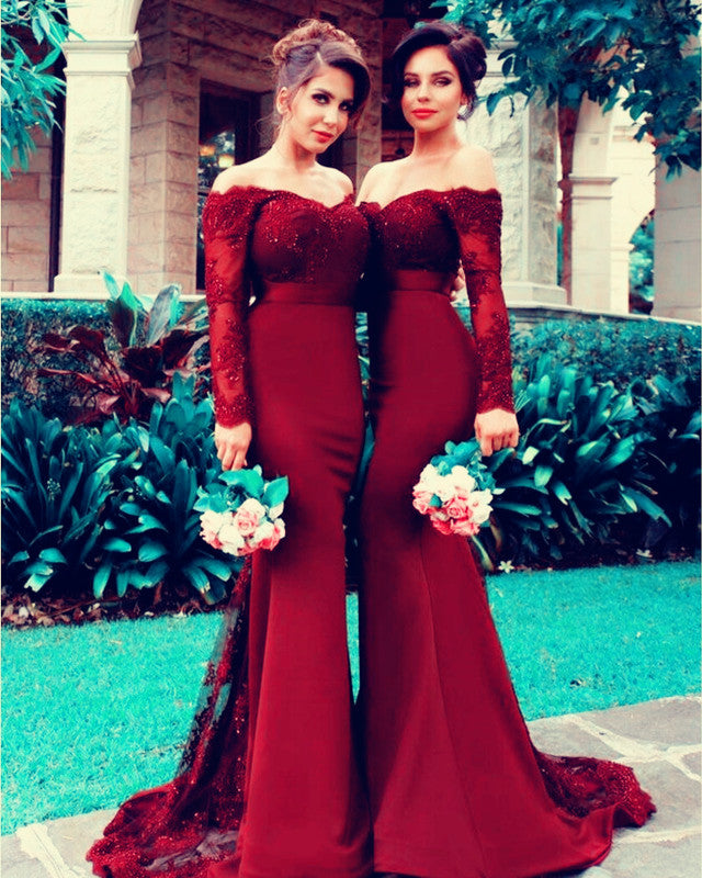 burgundy-bridesmaid-ideas