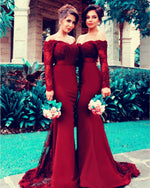 Cargar imagen en el visor de la galería, burgundy-bridesmaid-ideas

