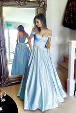 Load image into Gallery viewer, Baby-Blue-Bridesmaid-Dresses
