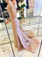 Load image into Gallery viewer, Pink-Mermaid-Dresses
