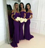 Load image into Gallery viewer, Bridesmaid-Dresses-Purple

