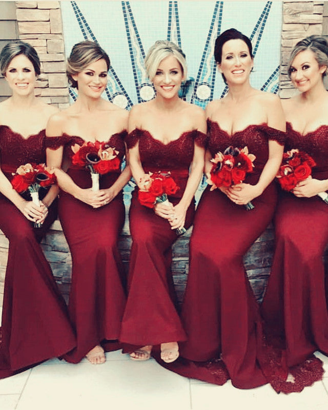 Bridesmaid-Dresses-Burgundy