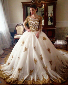 Gold-Wedding-Dresses