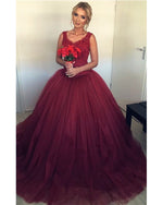 Load image into Gallery viewer, Wedding Dresses Burgundy
