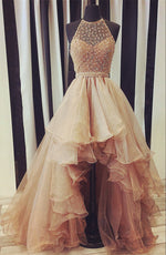 Cargar imagen en el visor de la galería, Front-Short-Long-Back-Prom-Dresses

