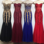 Load image into Gallery viewer, Stunning Beading Sweetheart Bodice Corset Mermaid Evening Dresses Pageant Gowns
