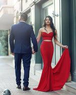 Load image into Gallery viewer, Red-Mermaid-Dresses
