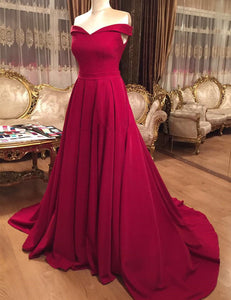 V-neck-Evening-Gowns