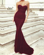 Afbeelding in Gallery-weergave laden, Burgundy-Lace-Evening-Dresses
