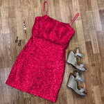 Load image into Gallery viewer, Spaghetti Straps Short Sequins Bridesmaid Dresses
