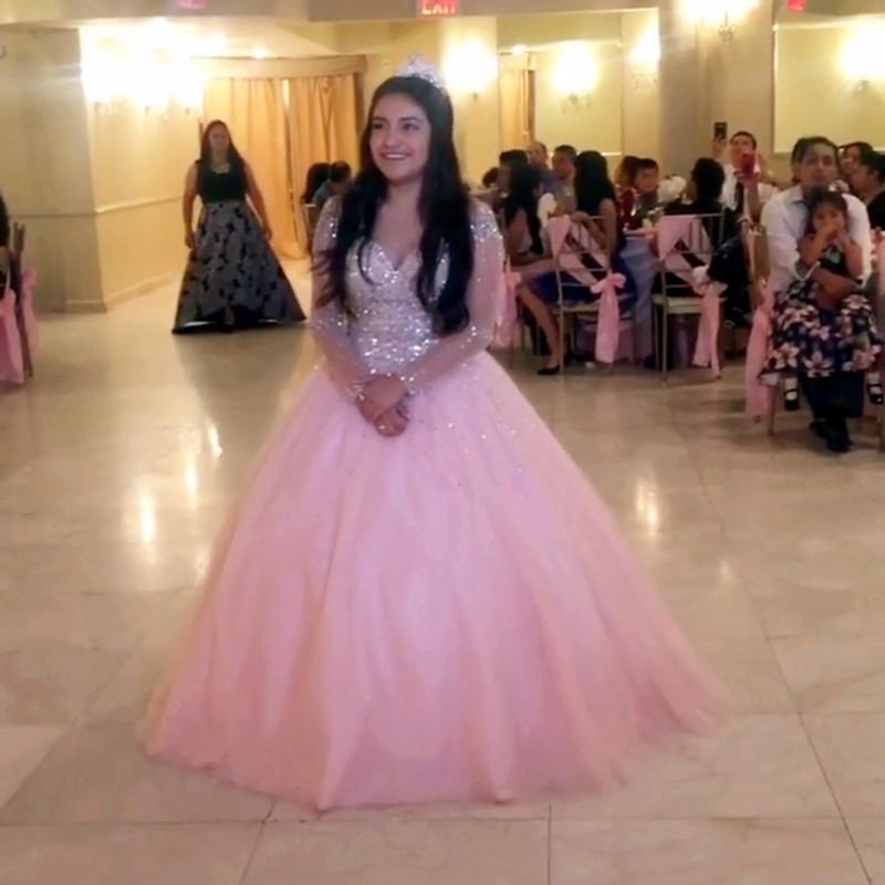 Long-Sleeves-Quinceanera-Dresses