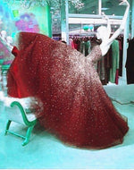 Cargar imagen en el visor de la galería, Sleeveless Sweetheart Tulle Ball Gowns Wedding Dresses Crystal Beaded
