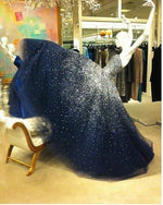 Cargar imagen en el visor de la galería, Sleeveless Sweetheart Tulle Ball Gowns Wedding Dresses Crystal Beaded
