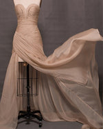 Afbeelding in Gallery-weergave laden, Champagne-Mermaid-Prom-Dresses
