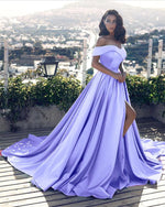 Load image into Gallery viewer, Lavender-Evening-Gowns-Long-Formal-Prom-Dress
