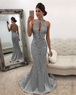 Afbeelding in Gallery-weergave laden, Silver-Evening-Gowns
