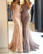 Load image into Gallery viewer, Elegant Sweetheart Lace Mermaid Prom Dress Floor Length Evening Gowns
