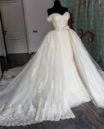 Load image into Gallery viewer, Sexy Sweetheart Lace Mermaid Wedding Dresses Removable Train
