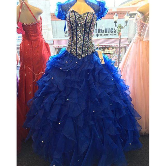 Royal Blue Quinceanera Dresses Ball Gowns 2017 vestidos de quinceañeras