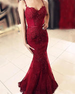 Load image into Gallery viewer, Lace Mermaid Prom Dress
