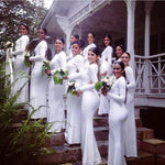 Cargar imagen en el visor de la galería, long-sleeves-bridesmaid-dresses
