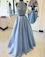 Cargar imagen en el visor de la galería, sky-blue-prom-dresses
