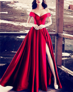 Long-Satin-Red-Prom-Dresses-2019