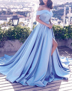 Load image into Gallery viewer, Baby-Blue-Prom-Dresses
