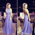 Load image into Gallery viewer, Cheap Bridesmaid Dresses Long Chiffon Backless Party Dress
