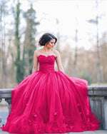 Load image into Gallery viewer, fuchsia-quinceanera-dresses
