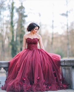 wine-quinceanera-dress