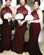 Load image into Gallery viewer, Bridesmaid-Dresses-Burgundy
