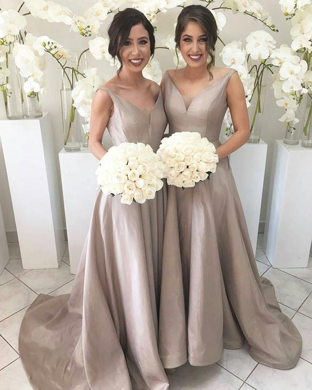 Long-Gray-Bridesmaid-Dresses