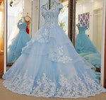 Load image into Gallery viewer, Off The Shoulder Wedding Guest Dresses With Flower And Crystal Beading
